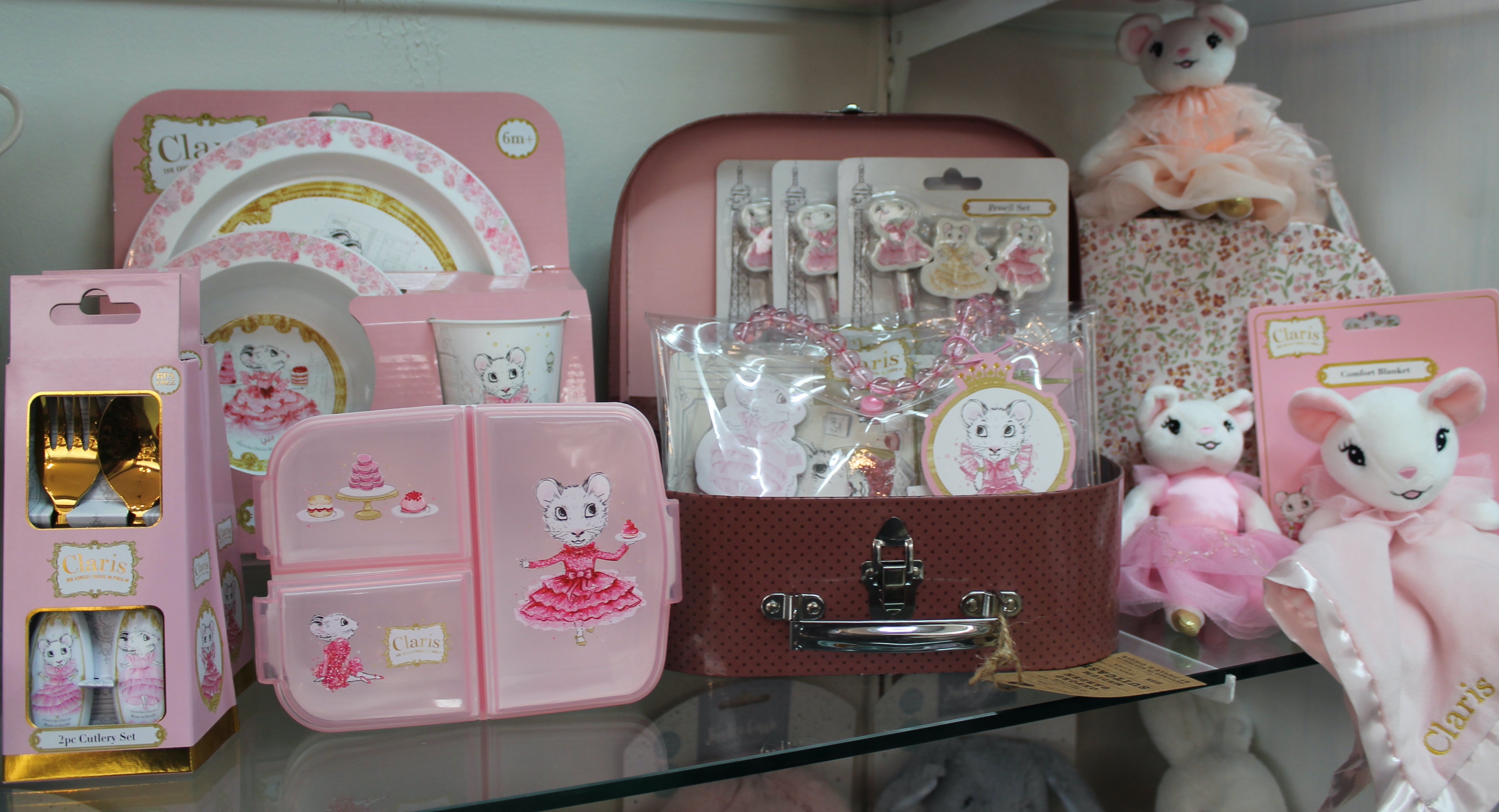 Claris the Chicest Mouse in Paris Cosmetic Pouch