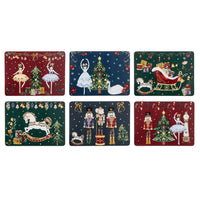 CHRISTMAS WONDERLAND PLACEMATS SET OF 6