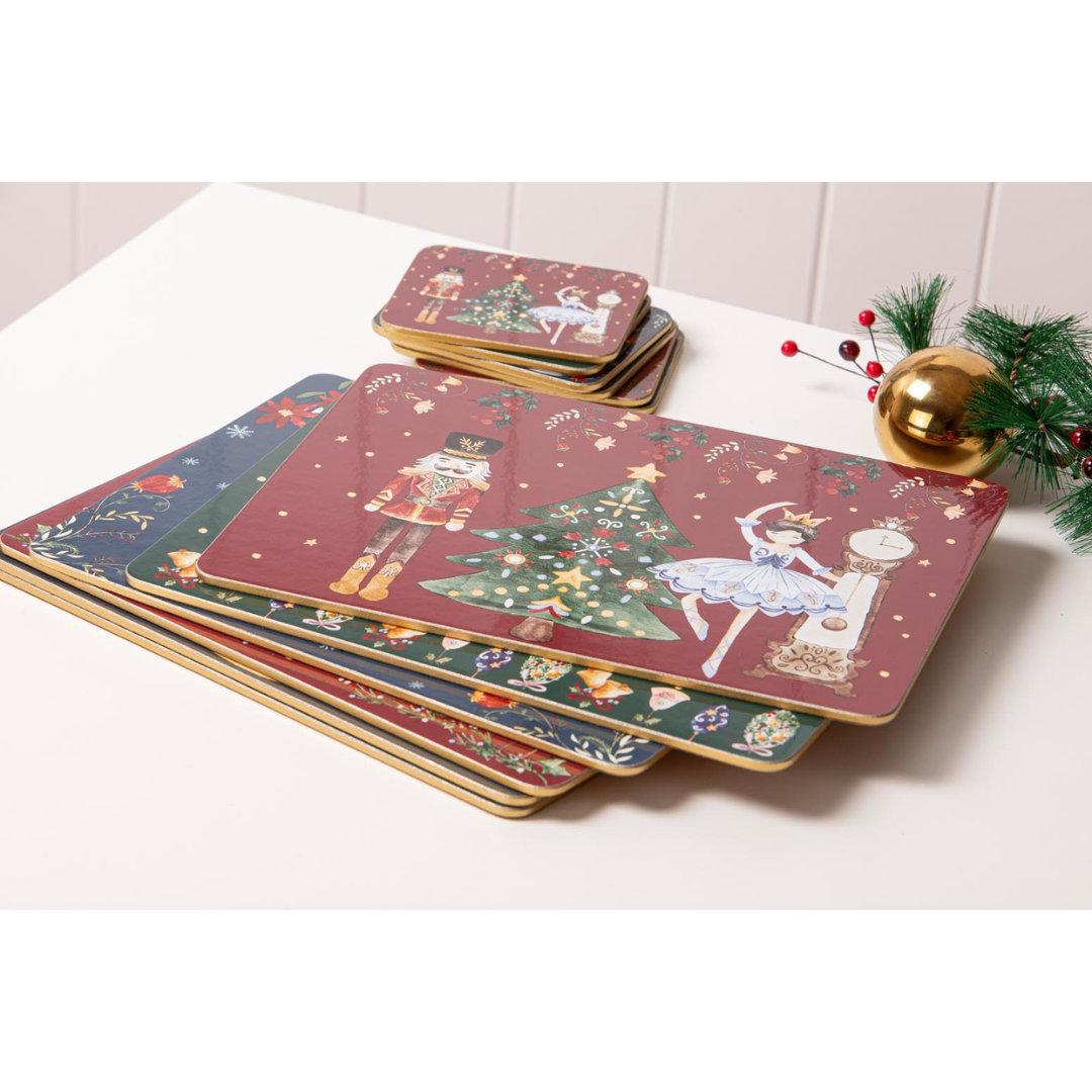 CHRISTMAS WONDERLAND PLACEMATS SET OF 6