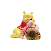 Jim Shore Disney Traditions Pooh & Piglet On Log - Truncated Conversation