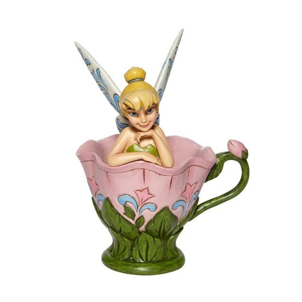 Jim Shore Disney Traditions - Tink Sitting In Flower - A Spot Of Tink