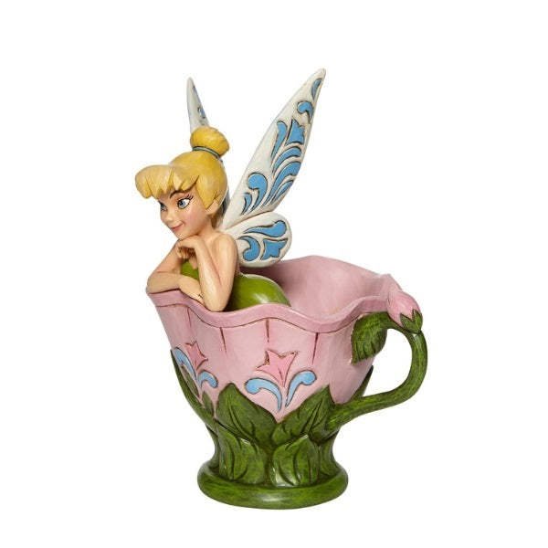 Jim Shore Disney Traditions - Tink Sitting In Flower - A Spot Of Tink
