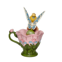 Jim Shore Disney Traditions - Tink Sitting In Flower - A Spot Of Tink