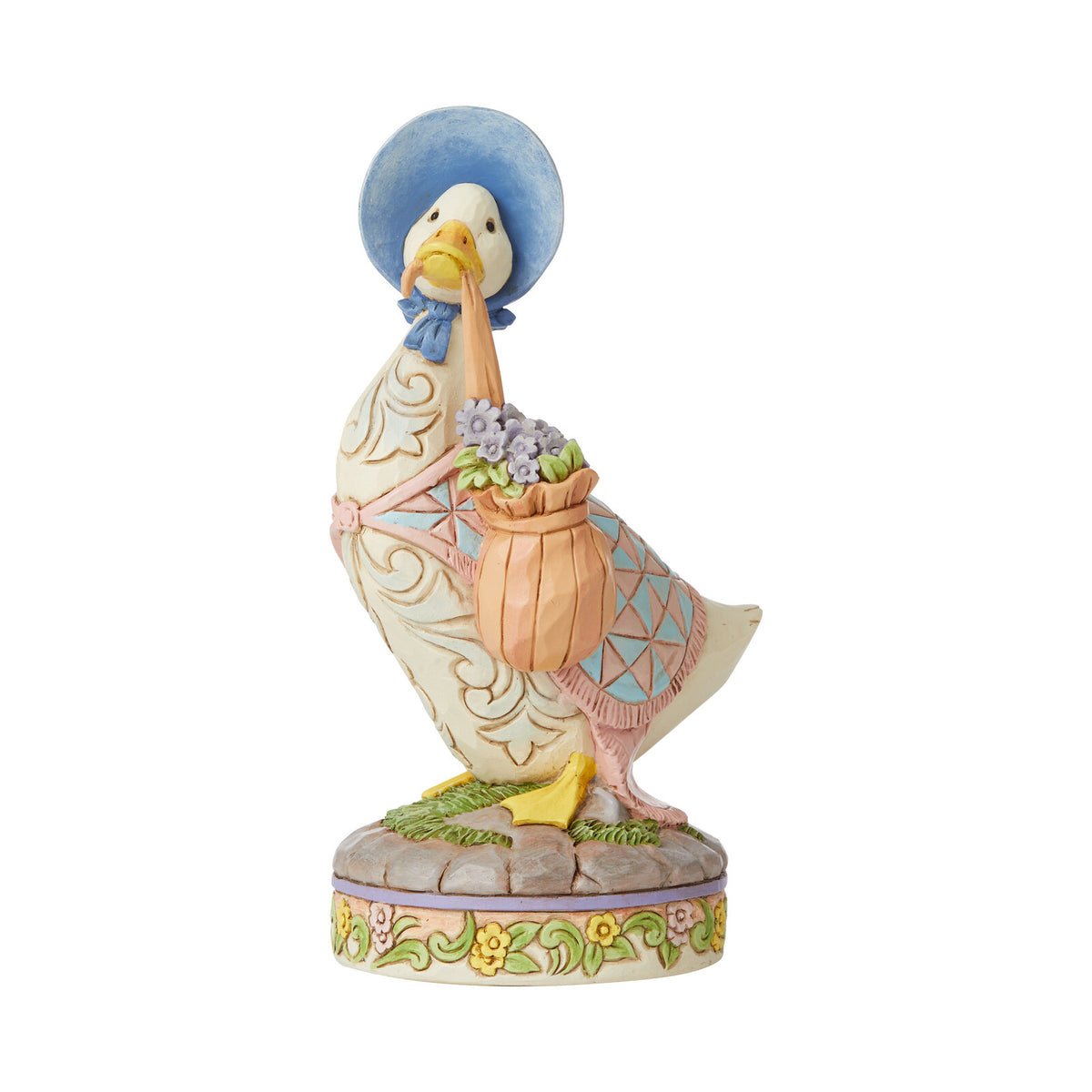 Jim Shore Beatrix Potter Jemima Puddle-duck 15cm Wearing A Shawl And A Poke Bonnet
