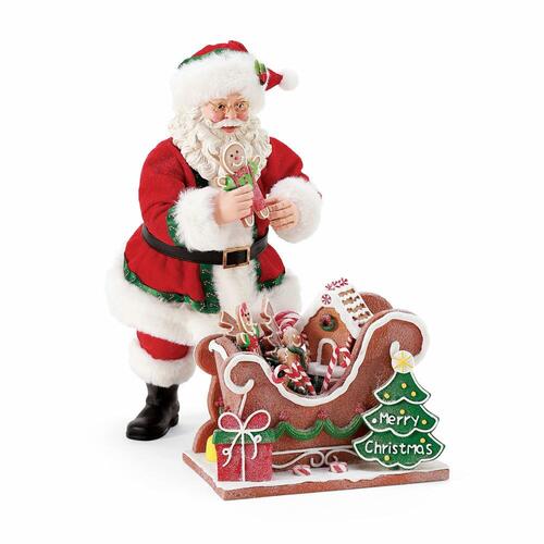 Possible Dreams Santa Gingerbread Sleigh