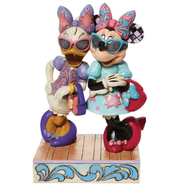 Jim Shore Disney Traditions - Minnie And Daisy Fashionistas - Fashionable Friends