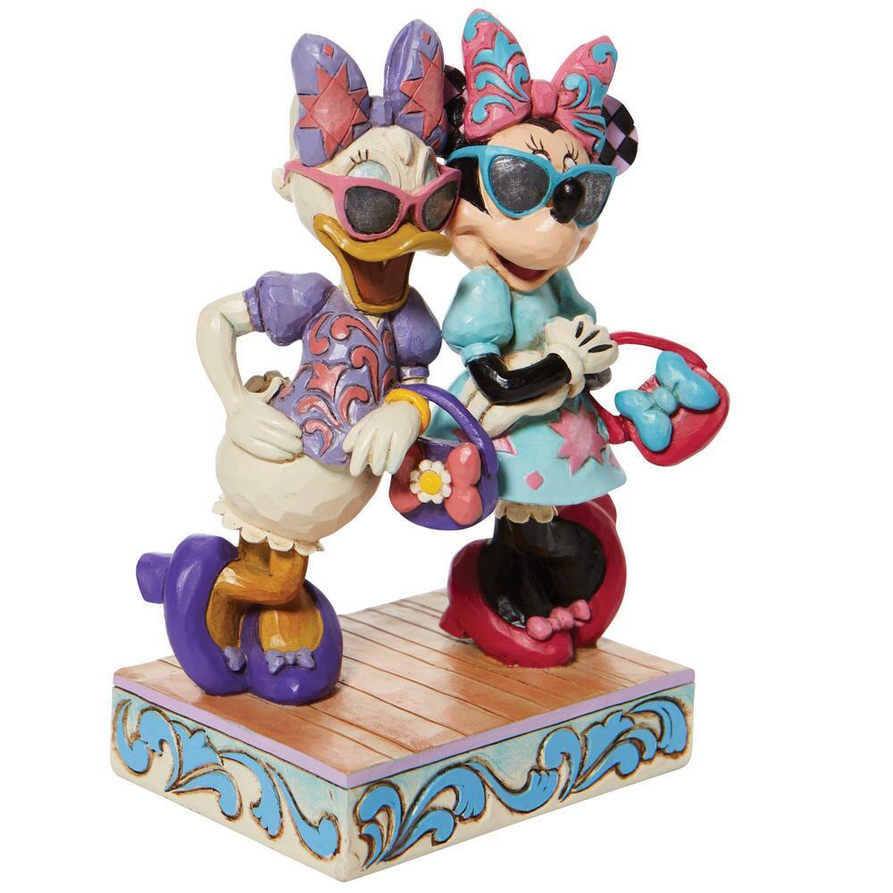 Jim Shore Disney Traditions - Minnie And Daisy Fashionistas - Fashionable Friends