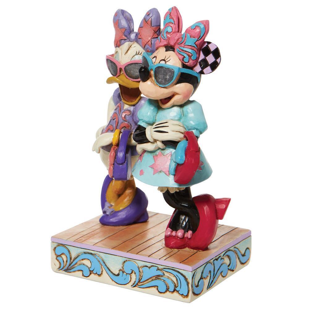 Jim Shore Disney Traditions - Minnie And Daisy Fashionistas - Fashionable Friends