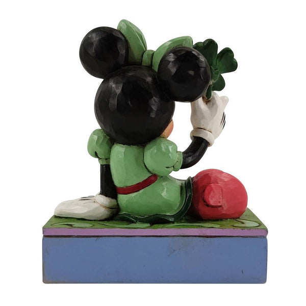 Jim Shore Disney Traditions - Minnie Mouse - Shamrock Wishes