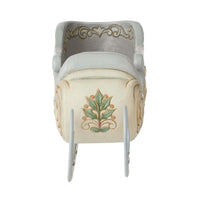 Jim Shore Heartwood Creek White Woodland Sleigh Centrepiece With Deer Scene 