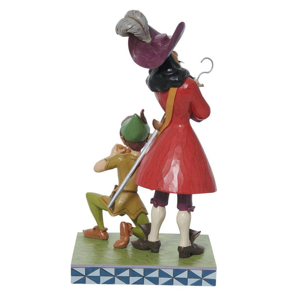 Jim Shore Disney Traditions - Peter Pan And Captain Hook - Devious And Daring