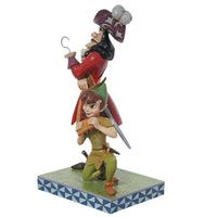 Jim Shore Disney Traditions - Peter Pan And Captain Hook - Devious And Daring