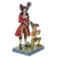 Jim Shore Disney Traditions - Peter Pan And Captain Hook - Devious And Daring