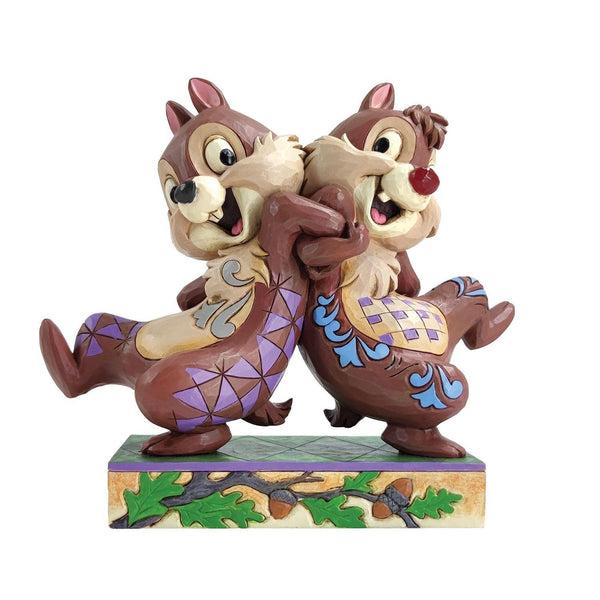 Jim Shore Disney Traditions - Chip And Dale - Mischievous Mates 