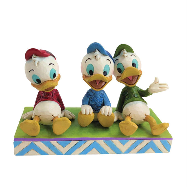 Jim Shore Disney Traditions - Huey, Dewey And Louie - Terrific Trio 