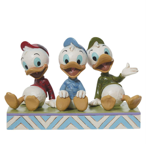 Jim Shore Disney Traditions - Huey, Dewey And Louie - Terrific Trio 