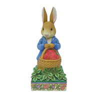 Jim Shore Beatrix Potter Peter Rabbit With Basket Of Strawberries