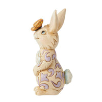 Jim Shore Heartwood Creek Bunny W/butterfly 8cm 
