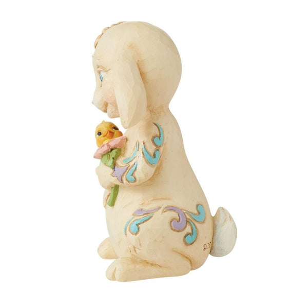 Jim Shore Heartwood Creek Bunny With Chick Mini