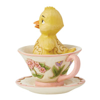 Jim Shore Heartwood Creek Mini Chick In Teacup