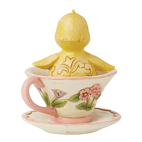 Jim Shore Heartwood Creek Mini Chick In Teacup