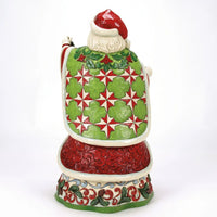 Jim Shore Heartwood Creek Santa With Bells - Claus For Celebration
