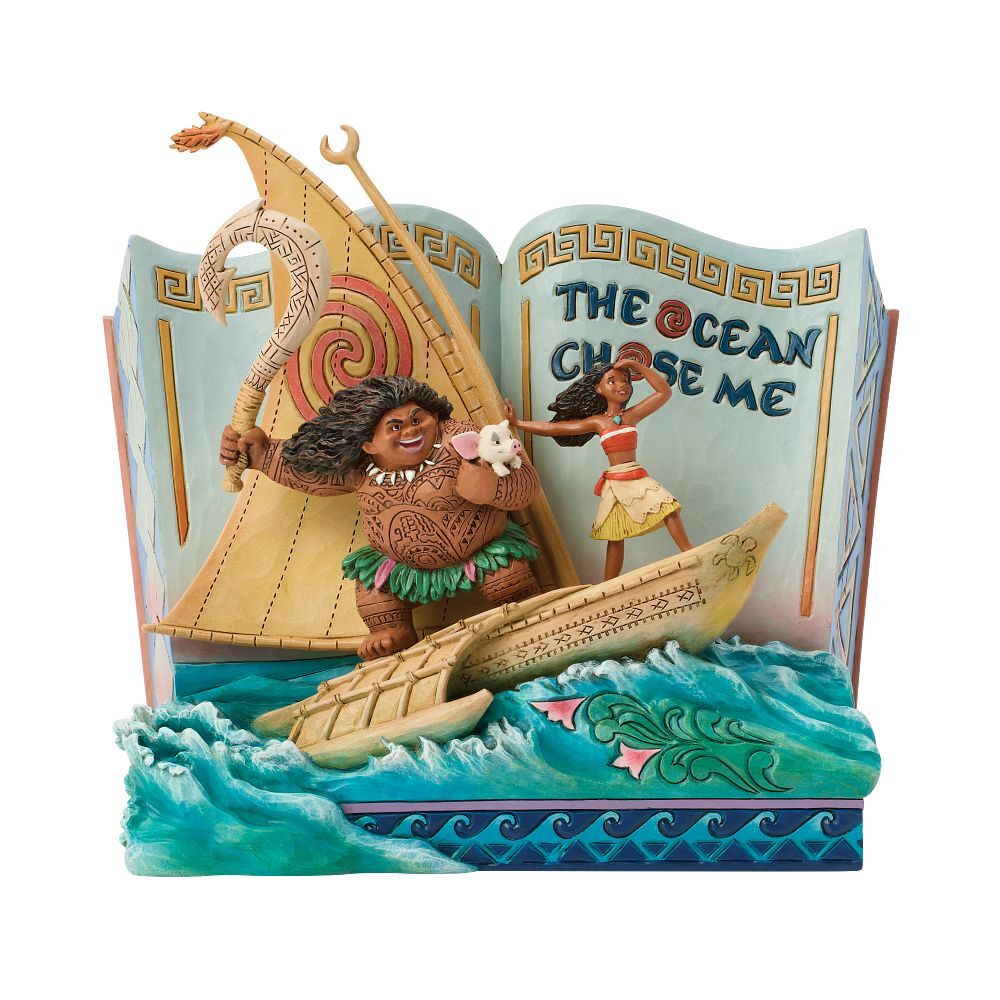 Jim Shore Disney Traditions Book Moana - The Ocean Chose Me
