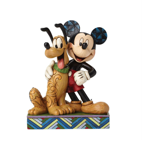 Jim Shore Disney Traditions - Mickey & Pluto - Best Pals