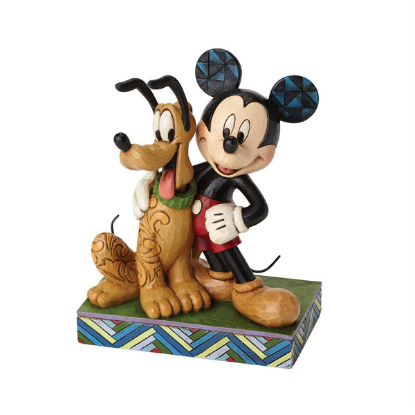 Jim Shore Disney Traditions - Mickey & Pluto - Best Pals