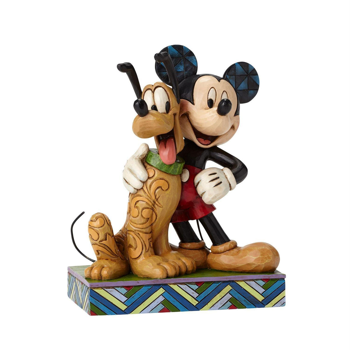 Jim Shore Disney Traditions - Mickey & Pluto - Best Pals