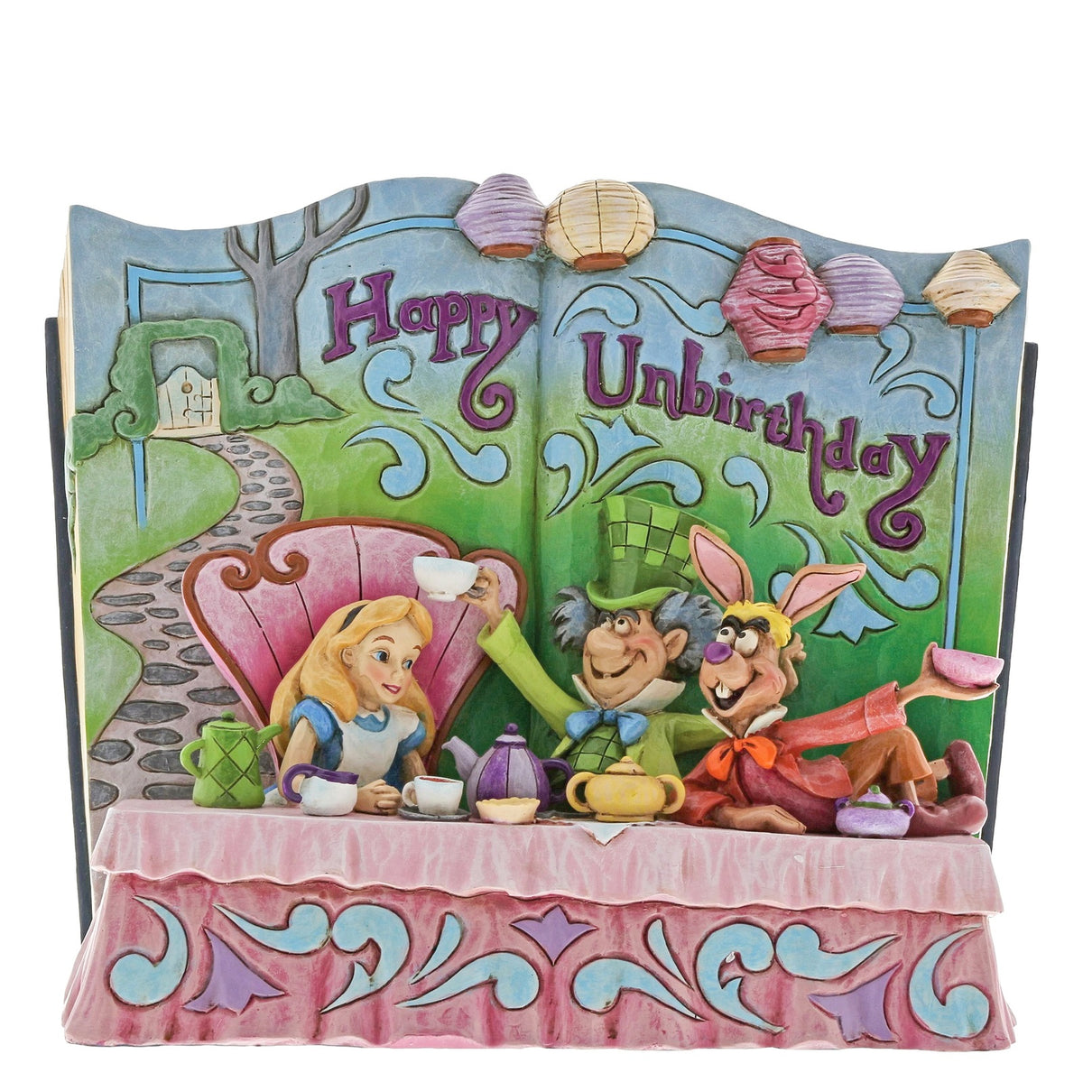 Jim Shore Disney Traditions Alice In Wonderland - Happy Unbirthday
