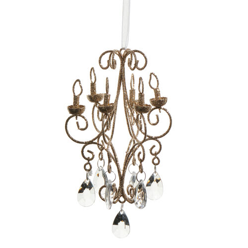 Ornament Chandelier Bow 6"