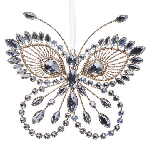 Butterfly Jewelled Raz Imports Clear 