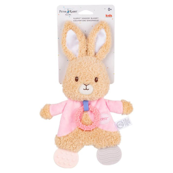 Peter Rabbit Flopsy Bunny Sensory Blanket With Crinkle