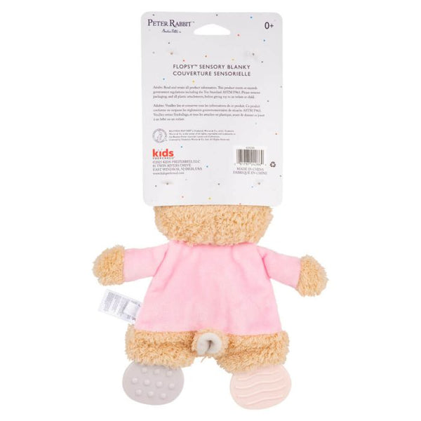 Peter Rabbit Flopsy Bunny Sensory Blanket With Crinkle