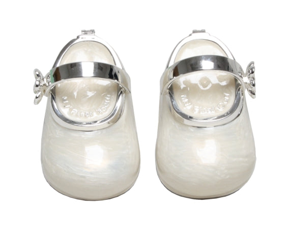 Trinket Box Baby Boots Cream 