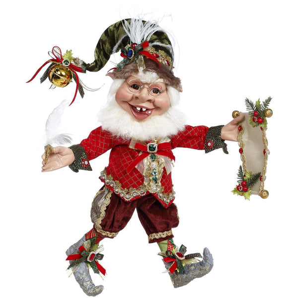 MARK ROBERTS ELF MEDIUM NAUGHTY LIST 17"