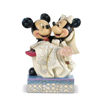 Jim Shore Disney Traditions - Mickey And Minnie Wedding - Congratulations  16.5cm
