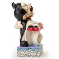 Jim Shore Disney Traditions - Mickey And Minnie Wedding - Congratulations  16.5cm
