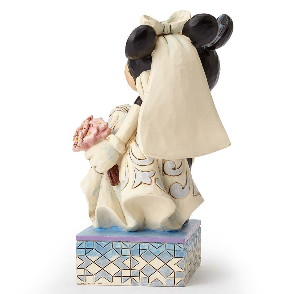 Jim Shore Disney Traditions - Mickey And Minnie Wedding - Congratulations  16.5cm