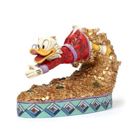 Jim Shore Disney Traditions - Scrooge Diving Into Money 12.5cm