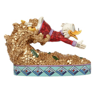 Jim Shore Disney Traditions - Scrooge Diving Into Money 12.5cm