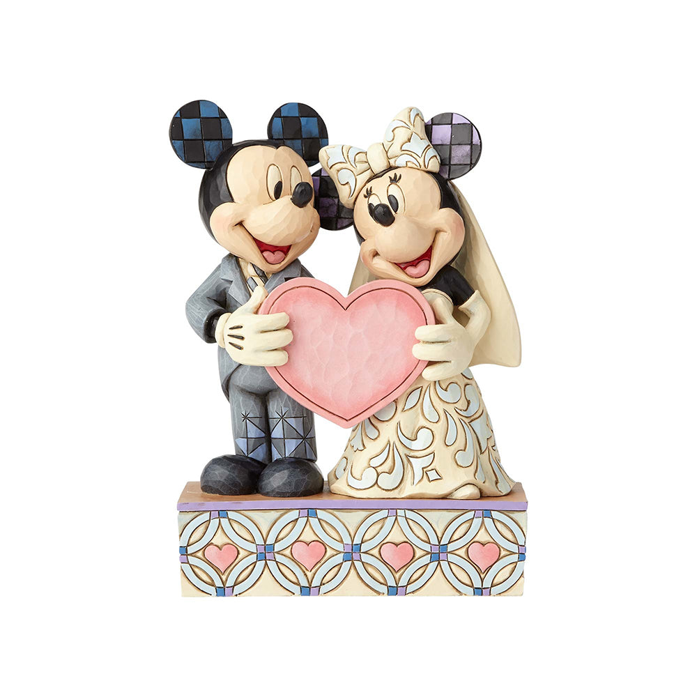 Jim Shore Disney Traditions - Mickey And Minnie Wedding - Two Souls One Heart