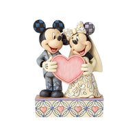 Jim Shore Disney Traditions - Mickey And Minnie Wedding - Two Souls One Heart