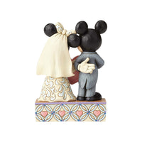 Jim Shore Disney Traditions - Mickey And Minnie Wedding - Two Souls One Heart