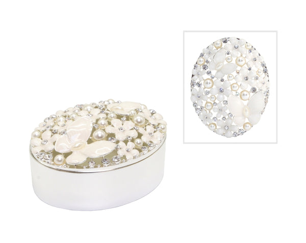 Trinket Box Blosom Round - Butterfly