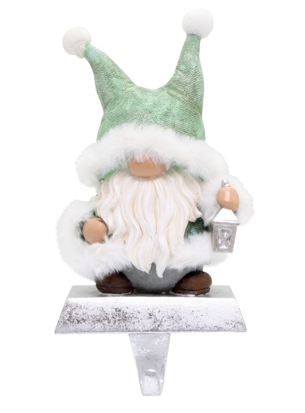 Stocking Holder - Santa Green - 25cm
