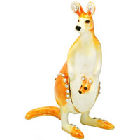 Trinket Box Kangaroo Family 