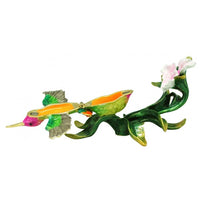 Trinket Box Hummingbird Green