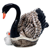 Trinket Box Black Swan